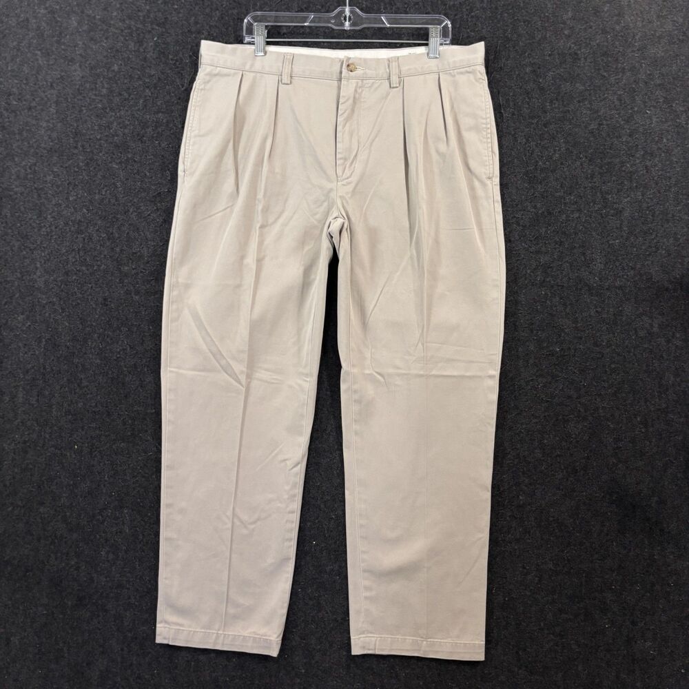 Polo Ralph Lauren Pants Men's 36x29 Khaki Classic Fit Pleated Chino Preppy